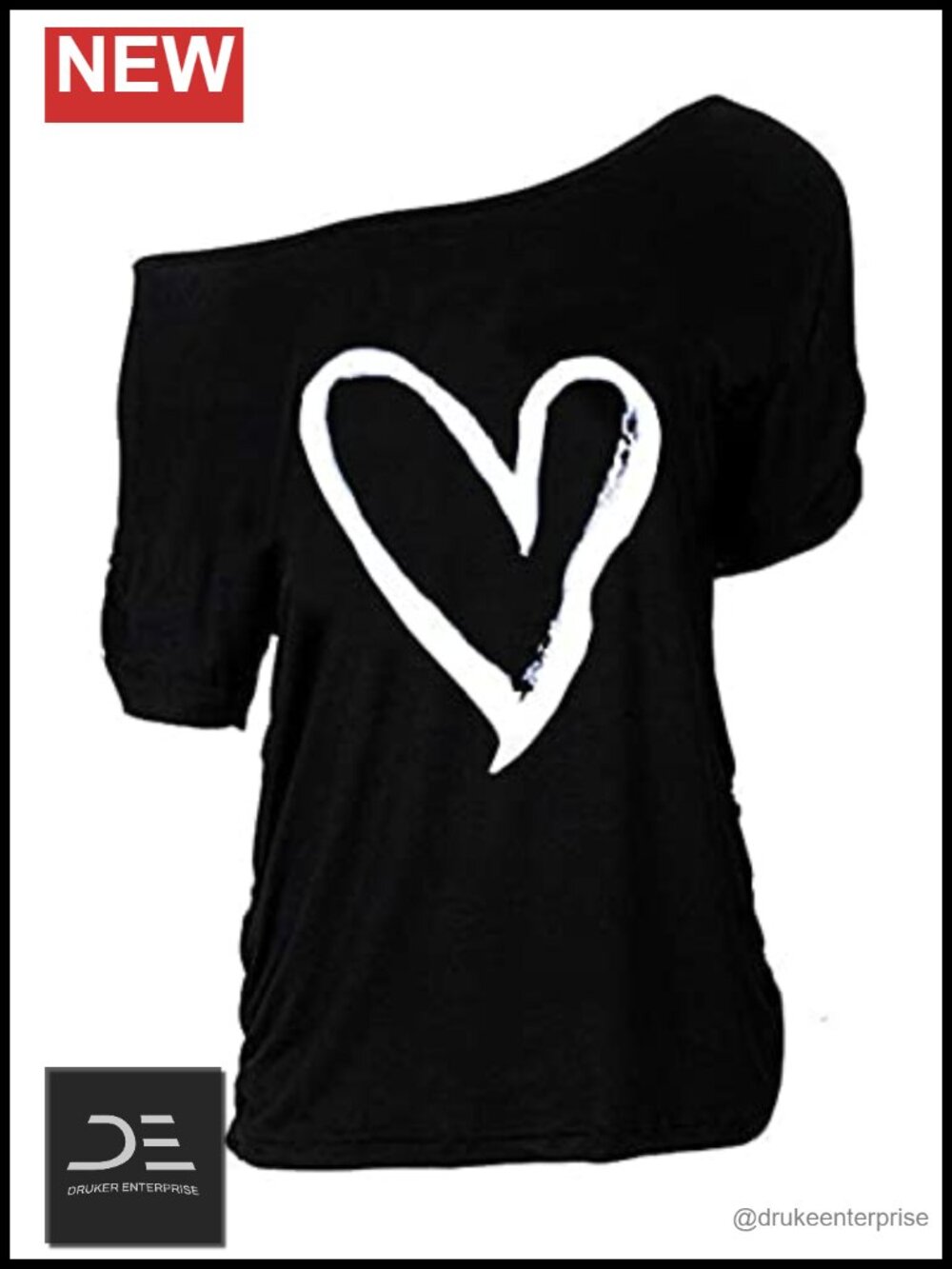 Plus Size Off Shoulder T-Shirt Lips Print Cap Sleeve